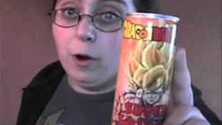 Super Saiyan Power Boost Energy Drink Taste test video ReUp [upl. by Ydnamron263]