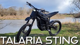 Talaria Sting Unboxing Test Ride Review 2022 [upl. by Llerdnad]