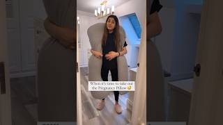 Loving the pregnancy pillow not sure about my husband😝 pregnancyjourney ytshorts pregnancy [upl. by Martinson]