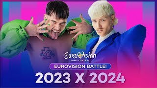 Eurovision Battle 2023 VS 2024 By Country [upl. by Voorhis]