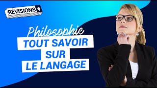 Le langage fiche de révisions  Bac de philosophie  Terminale [upl. by Lacy]