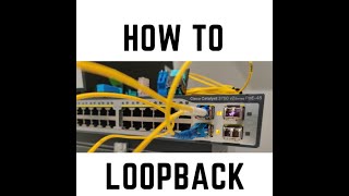 loopbacking on a port  How to [upl. by Rimidalg780]