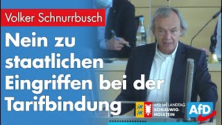 Volker Schnurrbusch AfD „NEIN zu staatlichen Eingriffen bei der Tarifbindung“ [upl. by Sahpec]