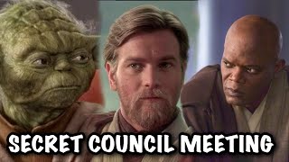 The Secret Jedi Council Meeting That Changed EVERYTHING Not In The Movie [upl. by Amadus]