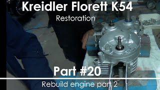 Kreidler Florett K54  Part 20 Rebuild engine part 2 [upl. by Orlantha312]