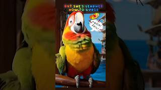 Pirates Parrot learned to Curse🦜☠️ fitastrophemusic seashanty piratesong shortsongs pirate [upl. by Netsriik]