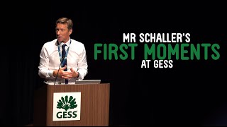 GESS  International School Singapore  New Principal Andreas Schaller Well Onboard [upl. by Neztnaj]