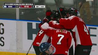 2024 HC U18 Womens National Championship  Gold Medal Game  Ontario Red vs Quebec [upl. by Aniratak]