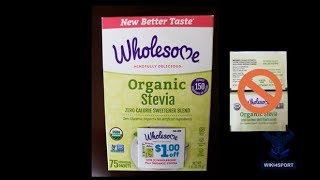 Desmintiendo la marca Wholesome organic stevia explicando que es eritritol [upl. by Einnoc]