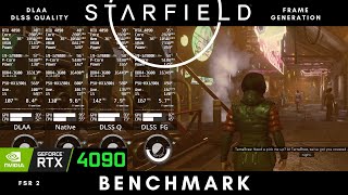 Starfield DLSS vs FSR  RTX 4090 Ultrawide 3440x1440 [upl. by Damon]