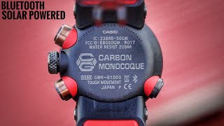 Gravitymaster GWRB1000X Carbon Monocoque GShock pilot watch unboxing amp full review [upl. by Ecyarg]