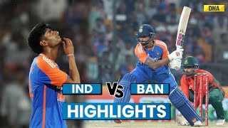 Ind Vs Ban Highlights Hardik Arshdeep Help India Defeat Bangladesh By 7 Wickets [upl. by Ellahcim]