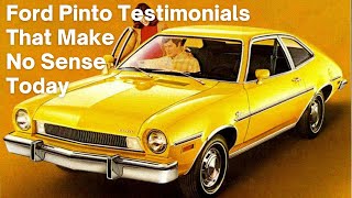 Ford Pinto Testimonies That Makes No Sense Today 1971 Ford Pinto Commercials [upl. by Zingale]