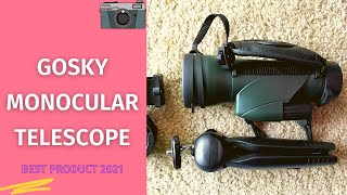 Gosky Monocular Telescope Review amp How To Use  Top Monocular Telescope [upl. by Georgetta]