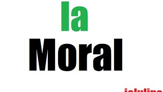 ¿Qué es la Moral  origen y definición [upl. by Sedrul]