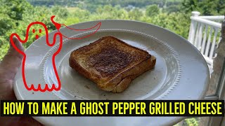 How to Make a Ghost Pepper Grilled Cheese Sandwich [upl. by Zetnom27]