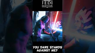 YOU DARE STAND AGAINST ME shortvideo shortsvideo shorts short starwars starwarsjedisurvivor [upl. by Mill]