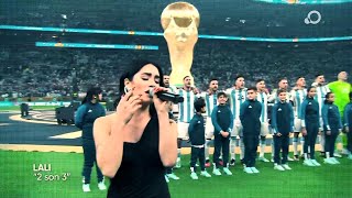 Lali Espósito cantó en la FINAL del Mundial Qatar 2022  TVP PROMO [upl. by Eraste792]