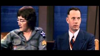 Forrest Gump Entrevista con John Lennon Mejores Escenas [upl. by Maddeu]