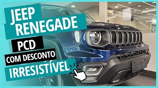 JEEP RENEGADE PARA PCD VERSAO LONGITUDE DARK PACK 2024 [upl. by Triny]