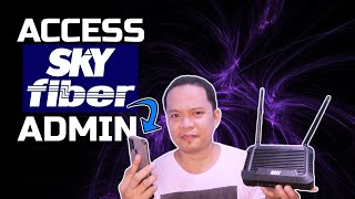 How to access Sky Fiber Admin using Android Smartphone [upl. by Ydnyl]