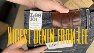 Unboxing amp Fitting the Legendary Lee 101Z Selvedge Denim Lee101Z SelvedgeDenim [upl. by Ygief]