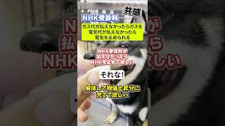 ガス代・電気代払えなかったら止めらるんだから、NHKも払えなかったら止めろよ←「ソレな！」【日本政治NHK受信料】shorts [upl. by Dot]