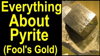 Pyrite a great indicator of gold that may itself contain gold  It makes valuable mineral specimens [upl. by Artemus]