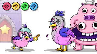 Opila Birds Sad Origin Story😢Part2 Animation Chef Pigster Garden of Banban chapter2 [upl. by Rolfston]