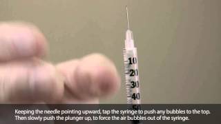 How to draw up and give yourself a subcutaneous injection [upl. by Kannan220]