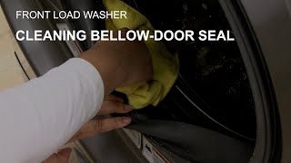 Cleaning the BellowDoor Seal on Front Load Washer [upl. by Enom]