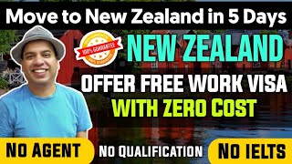 New Zealand Work Visa 2023 free for Indians  New Zealand launches recovery schemes work visa [upl. by Meda]