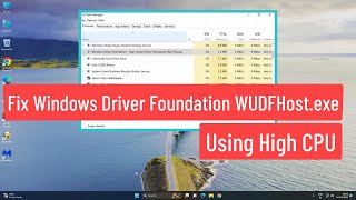 Fix Windows Driver Foundation WUDFHostexe Using High CPU [upl. by Gerladina]