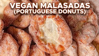 VEGAN PORTUGUESE MALASADAS aka Portuguese Donuts  Vegan Baking [upl. by Aryamoy]