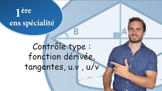 Contrôle type  Dérivation  exercices corrigés  première [upl. by Macfadyn]