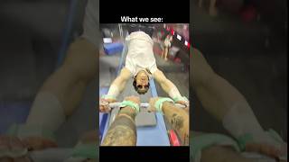 Our POV doing gymnastics 😂 gymnastics gymnast sports olympics flip pov lol [upl. by Oirram]