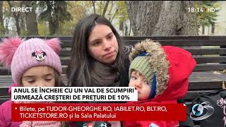 Anul se încheie cu un val de scumpiri Urmează creșteri de prețuri de 10 [upl. by Yniar]