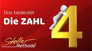 Numerologie 4 🔺 Bedeutung der Zahl Vier erklärt von Edith Steller Lernen mit der Steller Methode [upl. by Bilicki748]