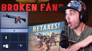 Summit1g Reacts THE 1G LOADOUT ADDED TO CSGO  Operation Broken Fang [upl. by Leohcin]