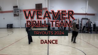 2024 Drill Team Tryouts  Dance [upl. by Artenal]