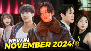 10 New Exciting Korean Dramas To Watch In November 2024 Full List [upl. by Aynom]