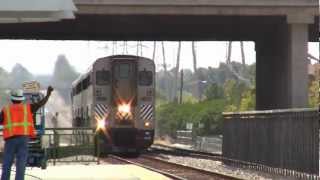 HD  90 MPH Surfliners Hotrails and Foamers  Tustin CA [upl. by Hpesoj330]