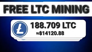 Litecoin LTC Cloud Mining Website  Mining Cryptocurrency On Android [upl. by Ahsinet]