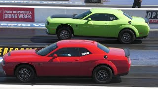 Dodge Demon 170 drag race [upl. by Ardrey265]