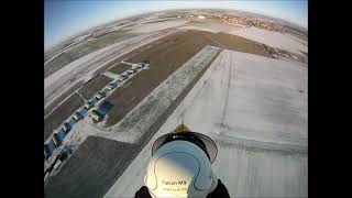 Gyrocopter  Normandy under the snow [upl. by Oinotla]