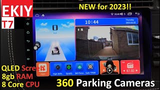 2023 EKIY T7 Flagship Android Car Head Unit  360 Parking Cameras  8gb RAM  8 Core CPU  Carplay [upl. by Nitsyrc]