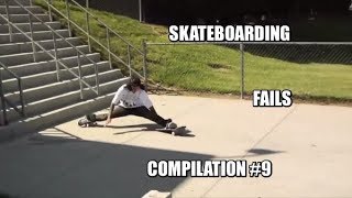 HALL OF MEAT on INSTAGRAM  9 SKATEBOARDING FAILS COMPILATION [upl. by Rosecan]