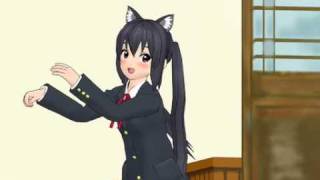 Nekomimi Azu  Nyan Nyan Nyan Dance [upl. by Lynnett]