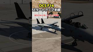 DCS F14スタートアップ手順 戦闘機 dcsworld topgun トップガン [upl. by Akitan974]