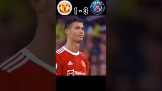 Manchester United vs PSG  Ronaldo vs Messi Mbappe Neymar [upl. by Yanaton798]